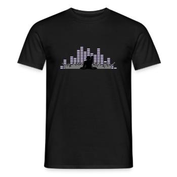 Musik - DJ Party - Männer T-Shirt - Schwarz - Vorne - AI Model Male 178 light (178cm)