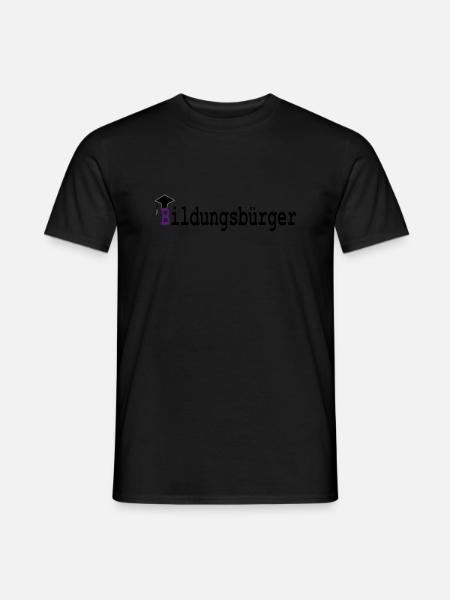 Education Buerger - Men's T-Shirt - black