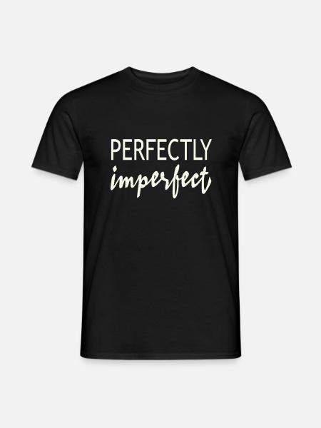 Parfaitement imparfait - T-shirt homme - noir