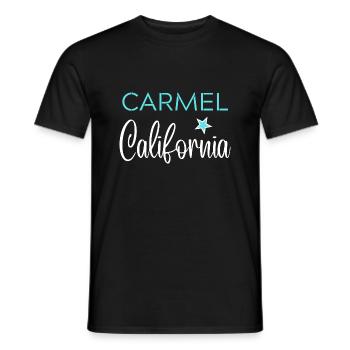 CARMEL California - T-shirt homme - noir - Devant - AI Model Male 178 light (178cm)