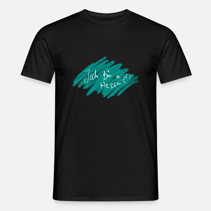 Hessisch - Männer T-Shirt - Schwarz
