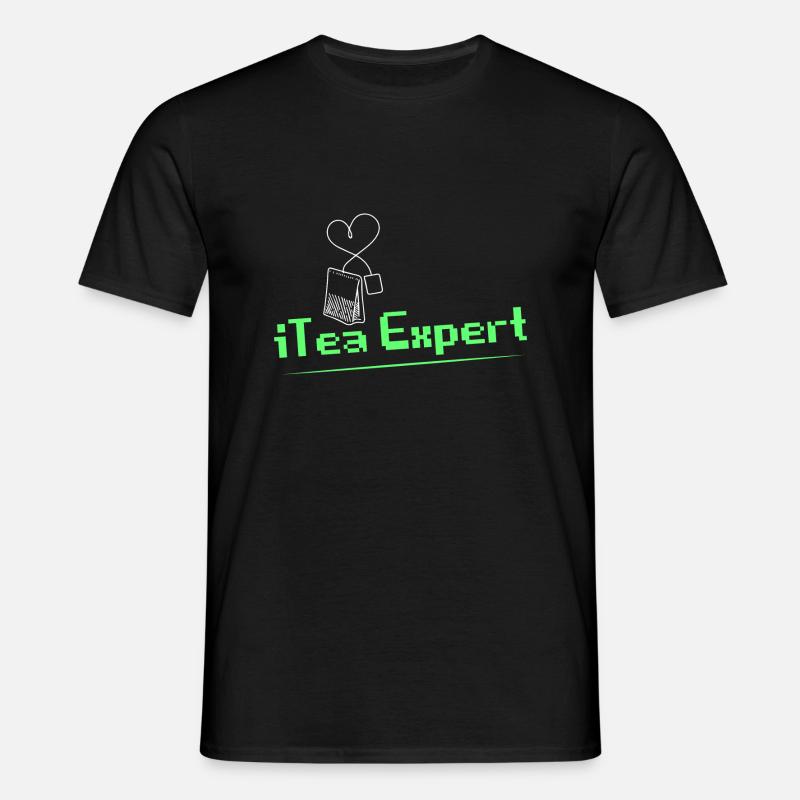iTea Expert Software Coding - Männer T-Shirt - Schwarz