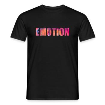 Emotion | Leben genießen | Abenteuer | Spaß - Männer T-Shirt - Schwarz - Vorne - AI Model Male 178 light (178cm)