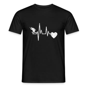 Bowling Skittles Bowling Club Bowler Bowling Club - Men's T-Shirt - black - Front - AI Model Male 178 light (178cm)