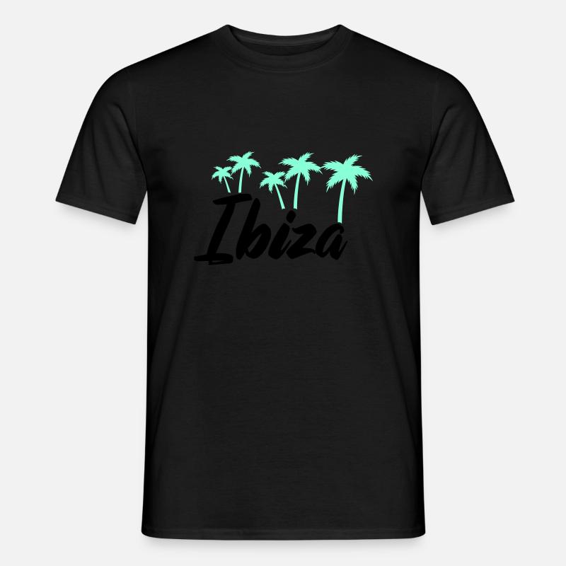 ibiza - Männer T-Shirt - Schwarz