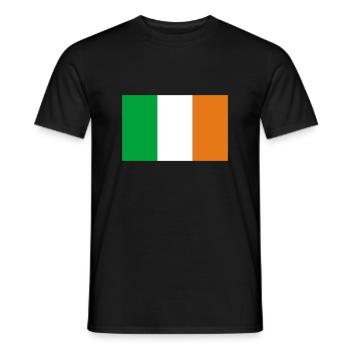 Irland - Männer T-Shirt - Schwarz - Vorne - AI Model Male 178 light (178cm)