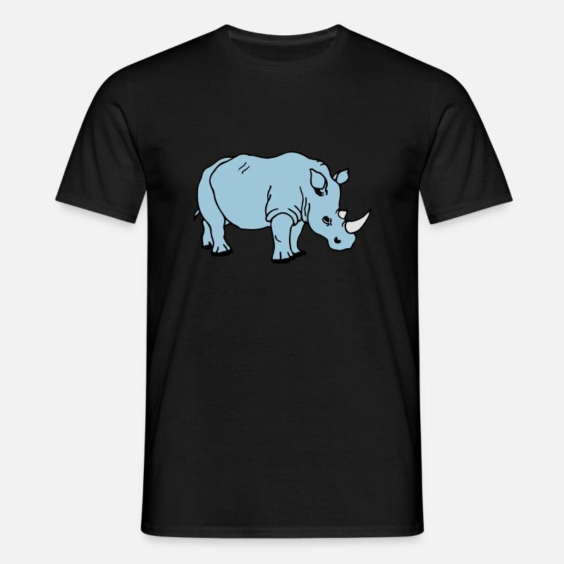 rhinoceros - Men's T-Shirt - black