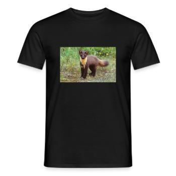 martre des pins - T-shirt homme - noir - Devant - AI Model Male 178 light (178cm)