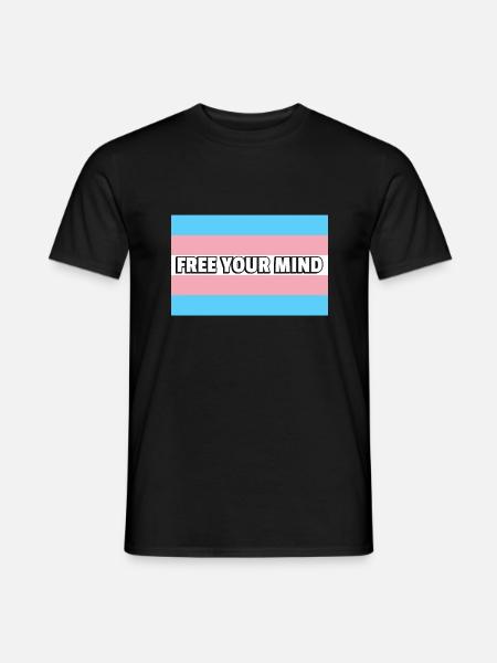Trans Pride LIBÉREZ VOTRE - T-shirt homme - noir