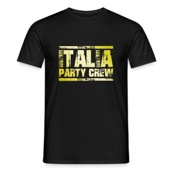Équipage de l’Italia Party - T-shirt homme - noir - Devant - AI Model Male 178 light (178cm)