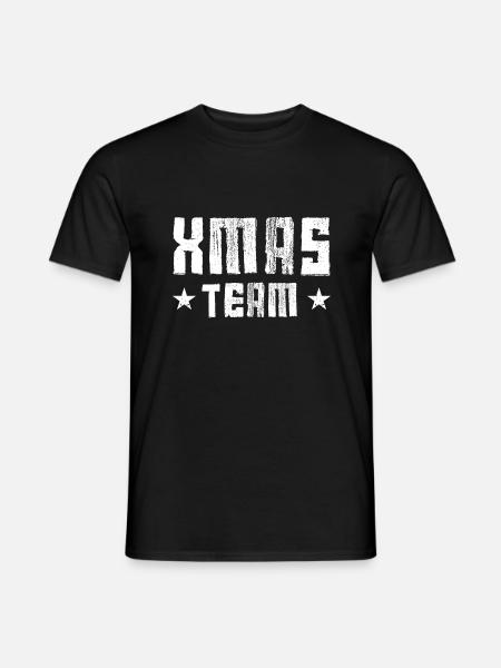 Xmas Team - Men's T-Shirt - black