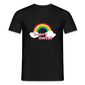 Heavy Metal - Männer T-Shirt - Schwarz - Vorne - AI Model Male 178 light (178cm)