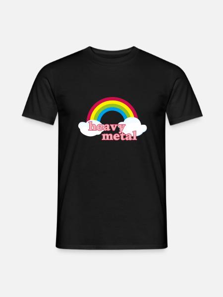 Heavy Metal - Männer T-Shirt - Schwarz