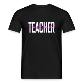 Lehrergeschenke der 1. Klasse - Männer T-Shirt - Schwarz - Vorne - AI Model Male 178 light (178cm)