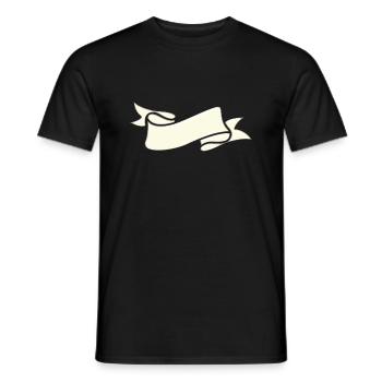 Banner - Men's T-Shirt - black - Front - AI Model Male 178 light (178cm)