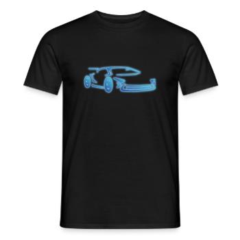 Schnelles Supercar Konzept Auto Sportwagen Rennen - Männer T-Shirt - Schwarz - Vorne - AI Model Male 178 light (178cm)