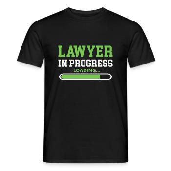 Lawyer Sayings Lawyer Judge Gift - Men's T-Shirt - black - Front - AI Model Male 178 light (178cm)
