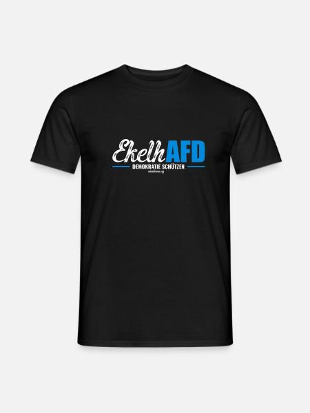 Mimikama EkelhAFD - Männer T-Shirt - Schwarz