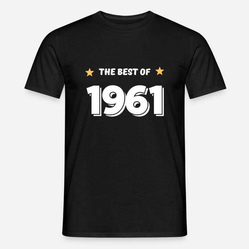 Das Beste von 1961 - Männer T-Shirt - Schwarz