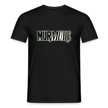 ''MURMURE''.Design - T-shirt homme - noir - Devant - AI Model Male 178 light (178cm)