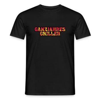 Année gril - T-shirt homme - noir - Devant - AI Model Male 178 light (178cm)