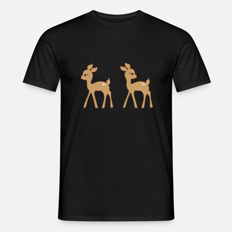 deer 1157862 1280 - Männer T-Shirt - Schwarz