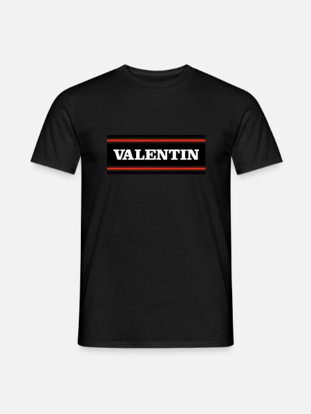 VALENTIN - T-shirt homme - noir
