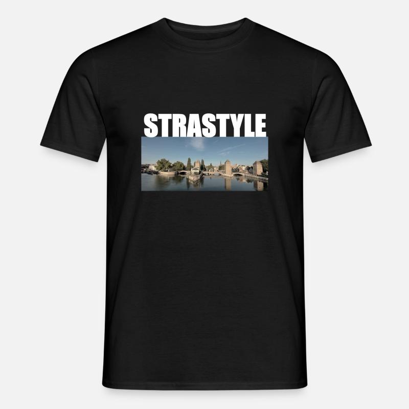 Strastyle - Männer T-Shirt - Schwarz