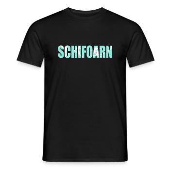 Ski Bayern Schifoarn Österreich Dialekt Skifahren - Männer T-Shirt - Schwarz - Vorne - AI Model Male 178 light (178cm)