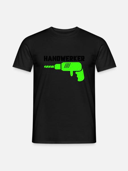 handwerker - Männer T-Shirt - Schwarz