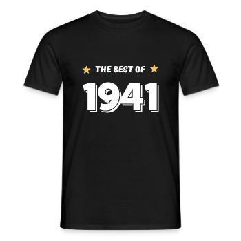 Das Beste von 1941 - Männer T-Shirt - Schwarz - Vorne - AI Model Male 178 light (178cm)
