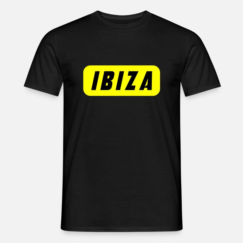 Ibiza Urlaub - Männer T-Shirt - Schwarz