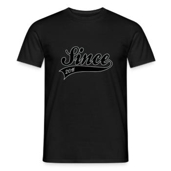 Birthday - Since 2011 - Men's T-Shirt - black - Front - AI Model Male 178 light (178cm)