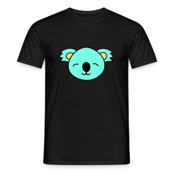 Cute Koala bear - Männer T-Shirt - Schwarz - Vorne - AI Model Male 178 light (178cm)