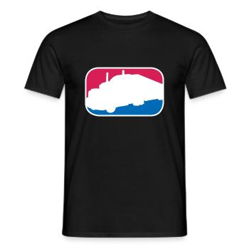 LKW Truck Lastkraftwagen Laster lustiges Geschenk - Männer T-Shirt - Schwarz - Vorne - AI Model Male 178 light (178cm)