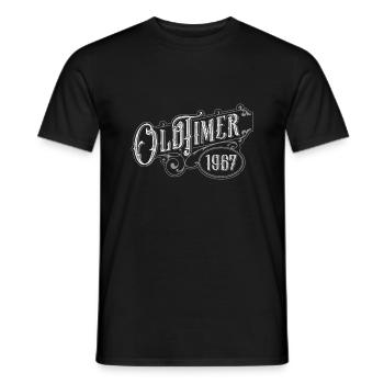 Oldtimer - Männer T-Shirt - Schwarz - Vorne - AI Model Male 178 light (178cm)
