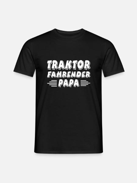 Traktor - Männer T-Shirt - Schwarz