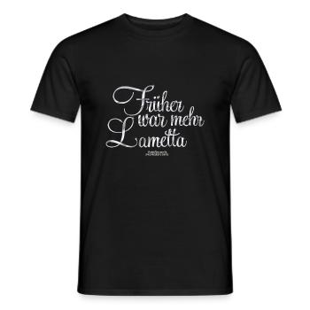 Früher war mehr Lametta - Männer T-Shirt - Schwarz - Vorne - AI Model Male 178 light (178cm)