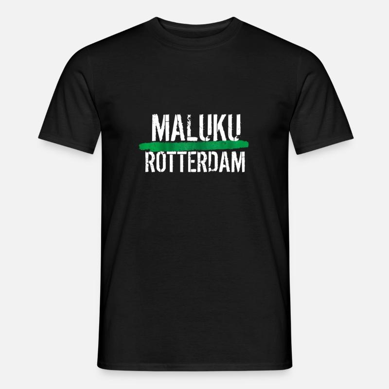 MALUKU ROTTERDAM - Männer T-Shirt - Schwarz