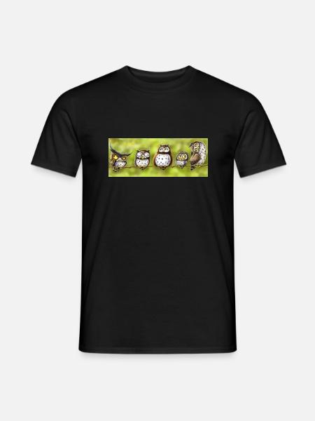 Coupe Hibou - T-shirt homme - noir