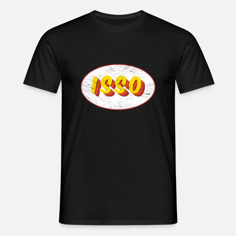 isso - Männer T-Shirt - Schwarz