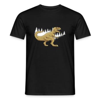 Funny Duck Hunting Design Hunters Hunting Ducks Design - Men's T-Shirt - black - Front - AI Model Male 178 light (178cm)