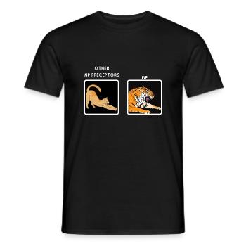 Np Nurse Practitioner Preceptor Funny meme gifts - Men's T-Shirt - black - Front - AI Model Male 178 light (178cm)