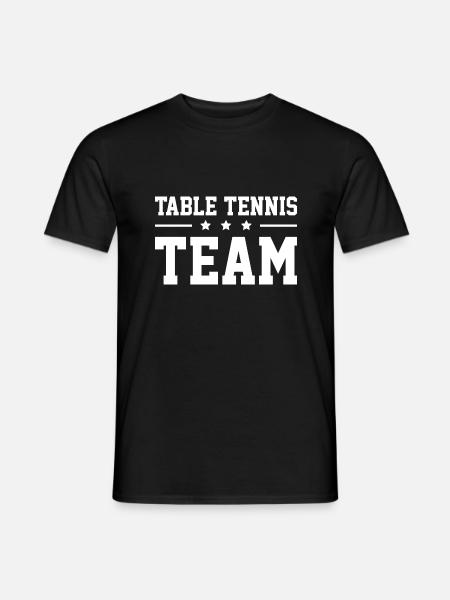 Table Tennis Team - Men's T-Shirt - black