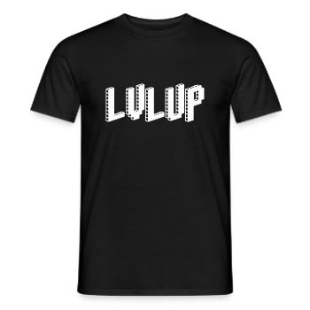 Monter de niveau, lvlup - T-shirt homme - noir - Devant - AI Model Male 178 light (178cm)