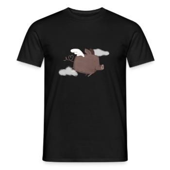 Ottilie for Peace - Men's T-Shirt - black - Front - AI Model Male 178 light (178cm)