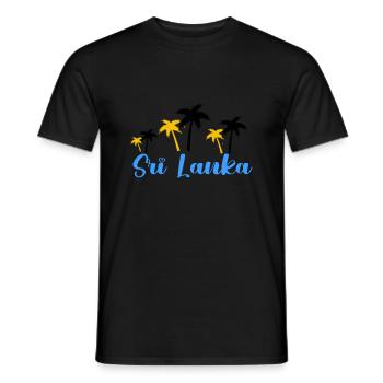sri lanka 1 - Männer T-Shirt - Schwarz - Vorne - AI Model Male 178 light (178cm)