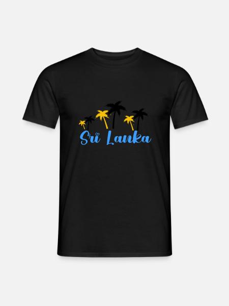 sri lanka 1 - Männer T-Shirt - Schwarz