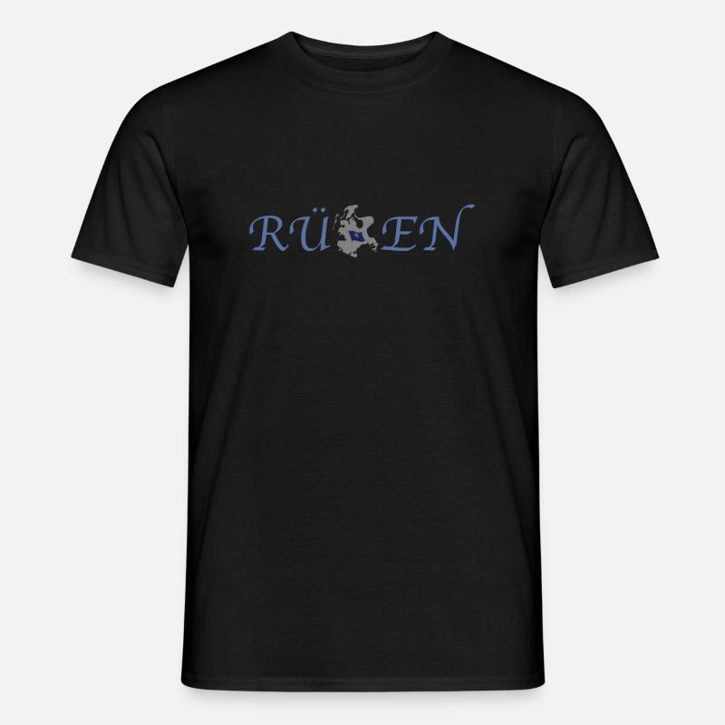 Rügen - Männer T-Shirt - Schwarz
