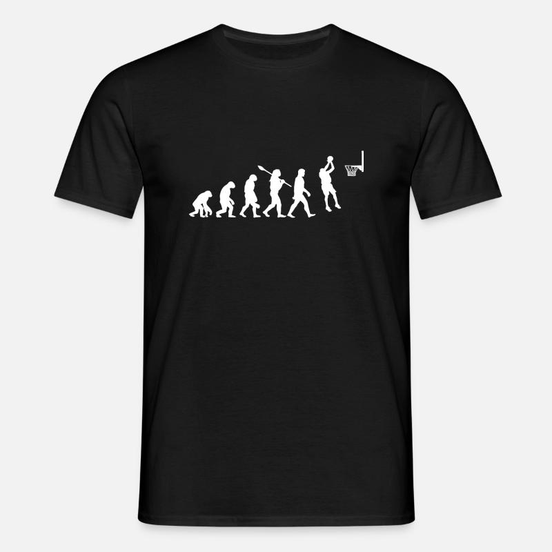 Basket évolution - T-shirt Homme - noir